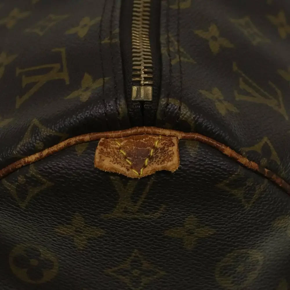 LOUIS VUITTON Monogram Keepall 55 Boston Bag M41424 LV Auth 58741 - Picture 10 of 16